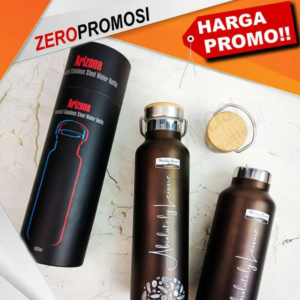 Tumbler Arizona Mizzu 600ml Custom Logo Souvenir Premium untuk Corpor