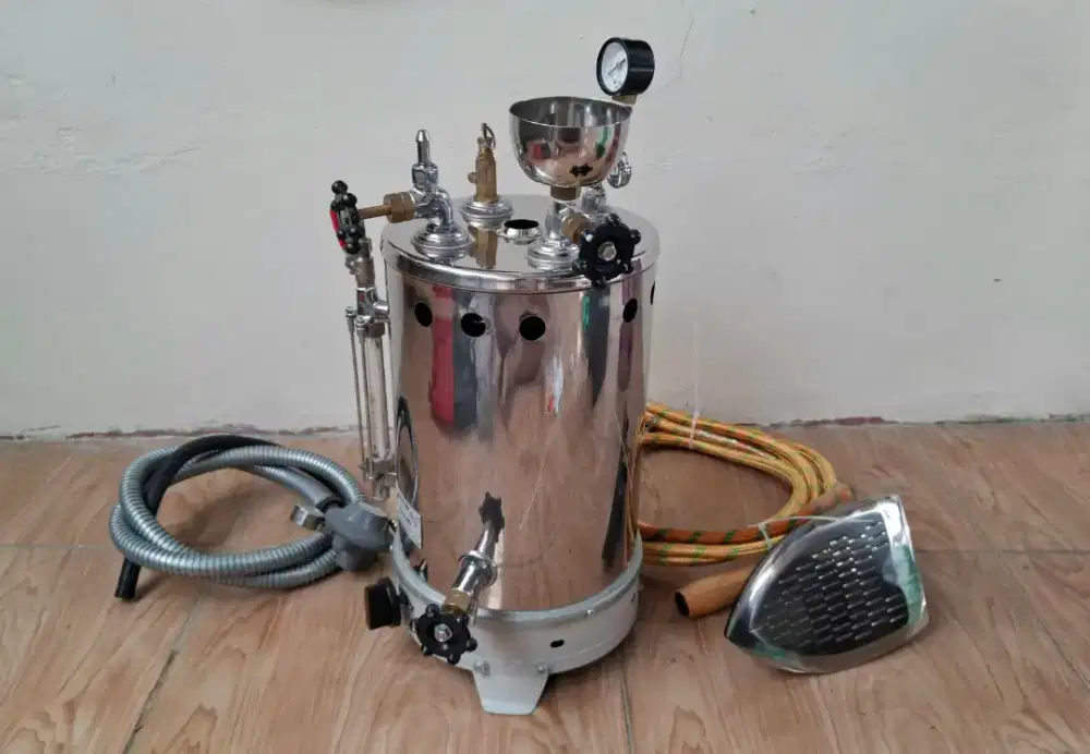 Mini Boiler Steam Setrika Uap Maomoto 5L – Kondisi Siap Pakai