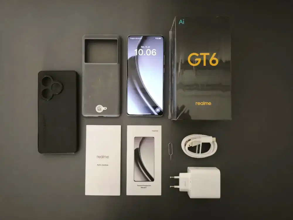 Realme GT 6 12/256 GT6 - Fullset Istimewa, Ex Garansi Resmi