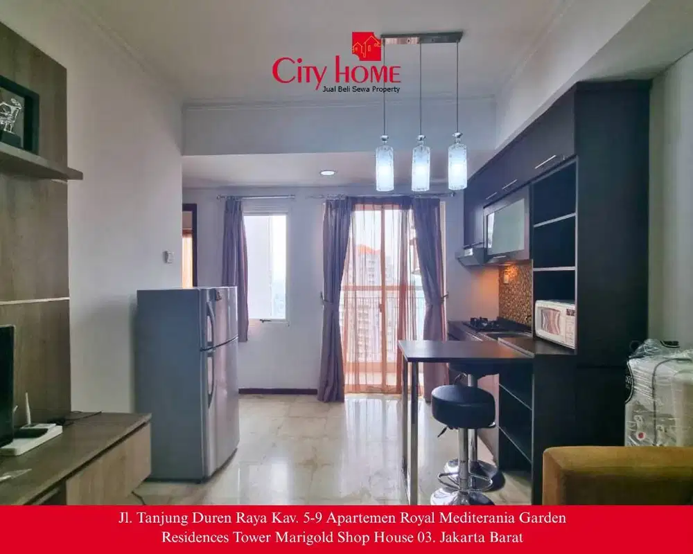 Sewa Apartemen 2BR Furnished Siap Huni di Jakarta Barat, Tinggal Masuk