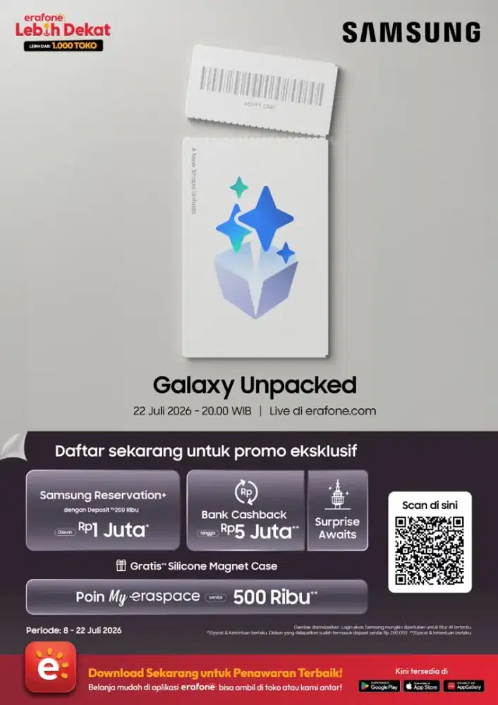 HANDRAISER & RESERVASI NEW FOLDABLE SERIES
