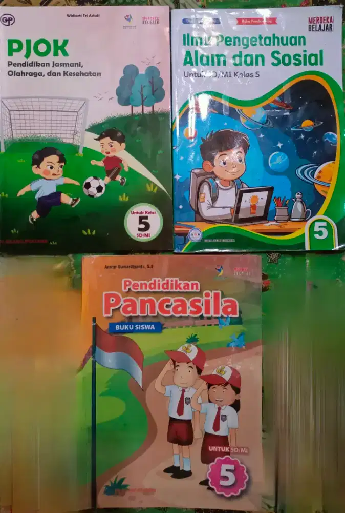 Buku IPAS, PJOK & Pendidikan Pancasila Kelas 5