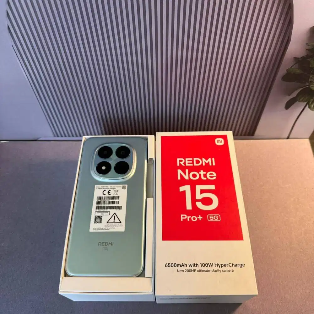 Redmi Note 15 Pro+ 5G 8/256gb Resmi Indo Glacier Blue