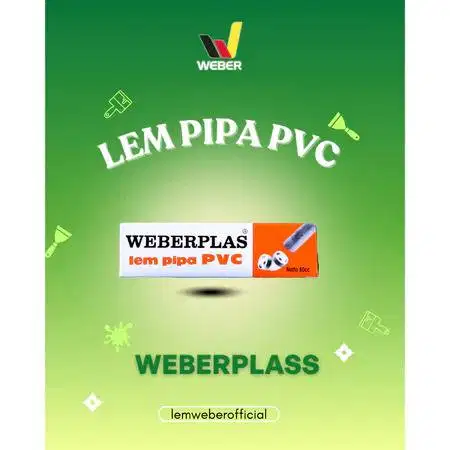 Lem Pipa PVC WEBERPLAS 42gr / Lem Pipa Tube / Lem Pipa Kuat