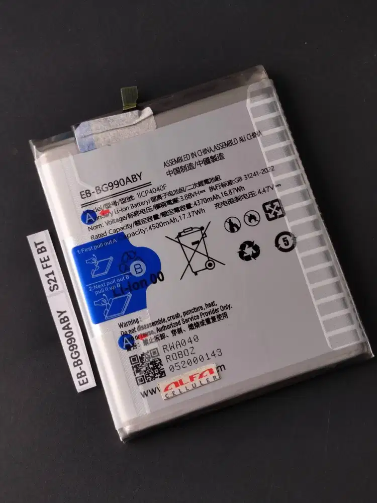 Baterai SAMSUNG S21 FE /G99OE Batery SAMSUNG EB-BG99ABY ORIGINAL