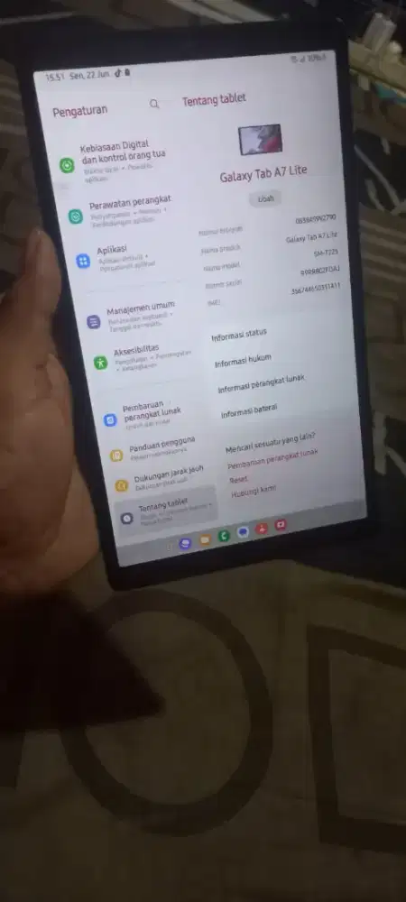 Samsung Tab A7 lite