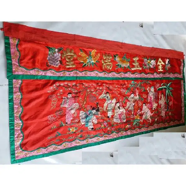 Antik kain altar / To'kwi ukuran jumbo penghormatan leluhur Etnic Chin