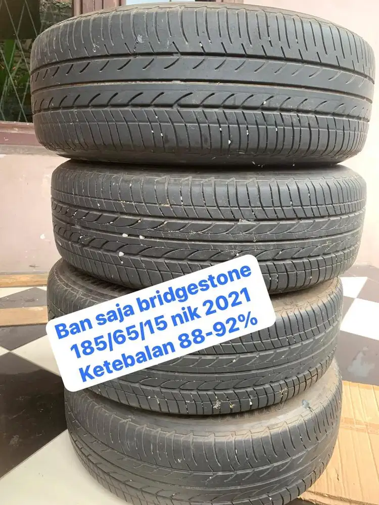 Ban ring 15 bridgestone 185/65/15 nik 2021