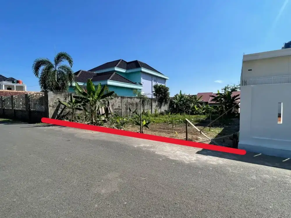 Tanah kosong luas 400m JL Pendidikan kota palembang