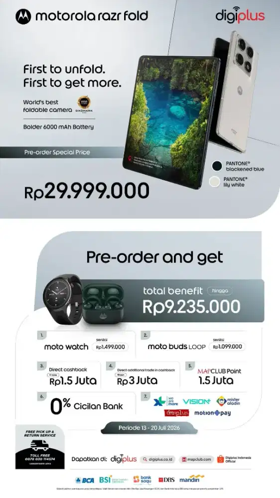 Pre Order Motorola Razr Fold Terbaru!