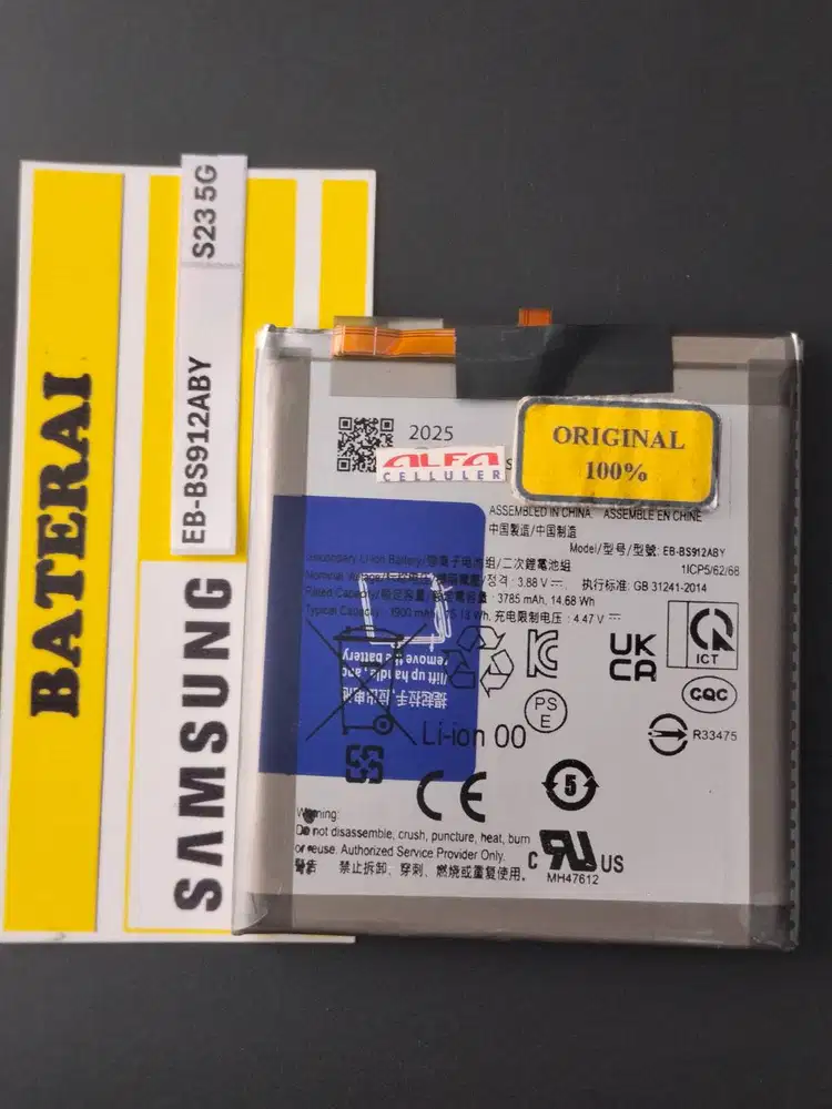 Baterai SAMSUNG S23 5G BS912ABY Baterai SAMSUNG S23 ULTRA 5G/S918B