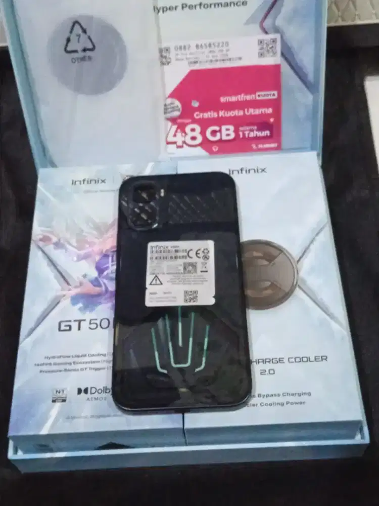 INFINIX GT 50 PRO RAM 12/256 GB FULLSET GARANSI