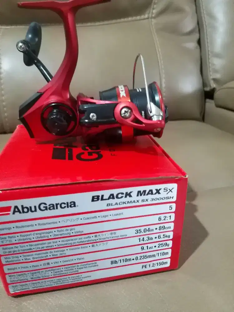 Reel/rel/ril/gulungan Abu Garcia MAX SX 3000S