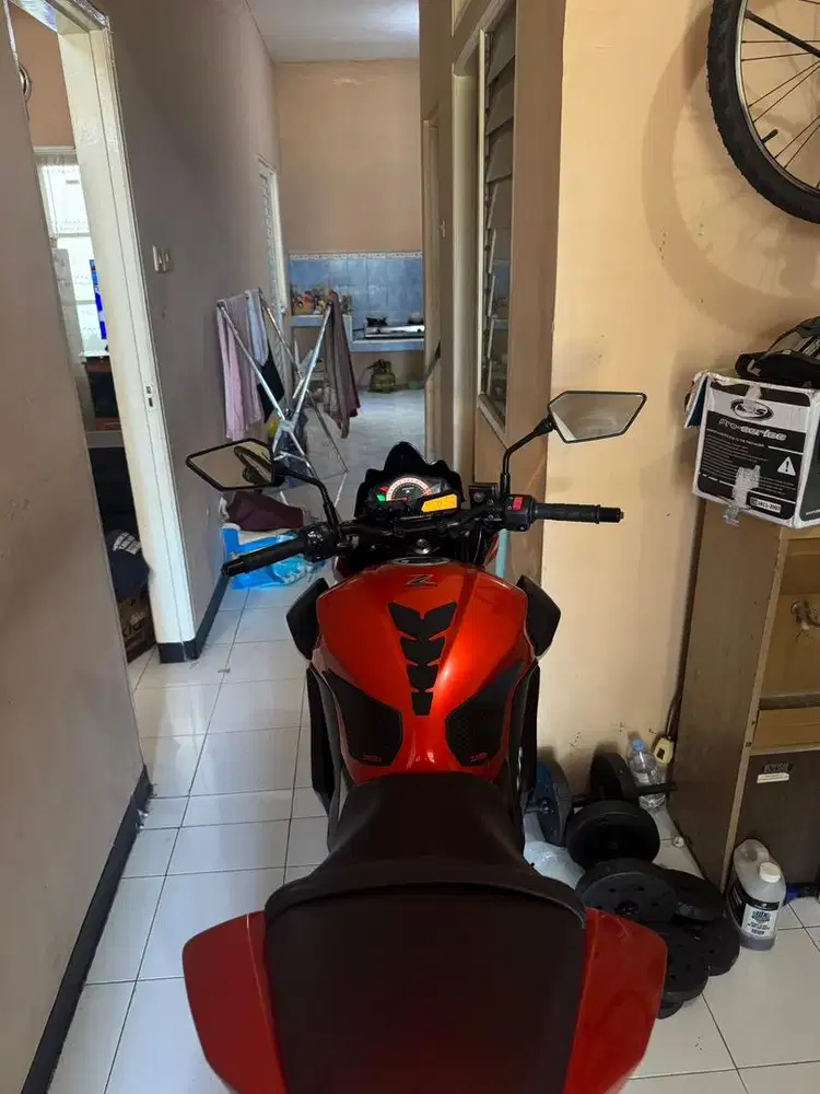 Kawasaki Ninja Z250 Tahun 2014 Asli Warna Orange