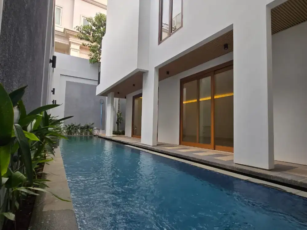 Brand New Modern Minimalist di Pondok Indah - Prime Area, Pool & Mewah