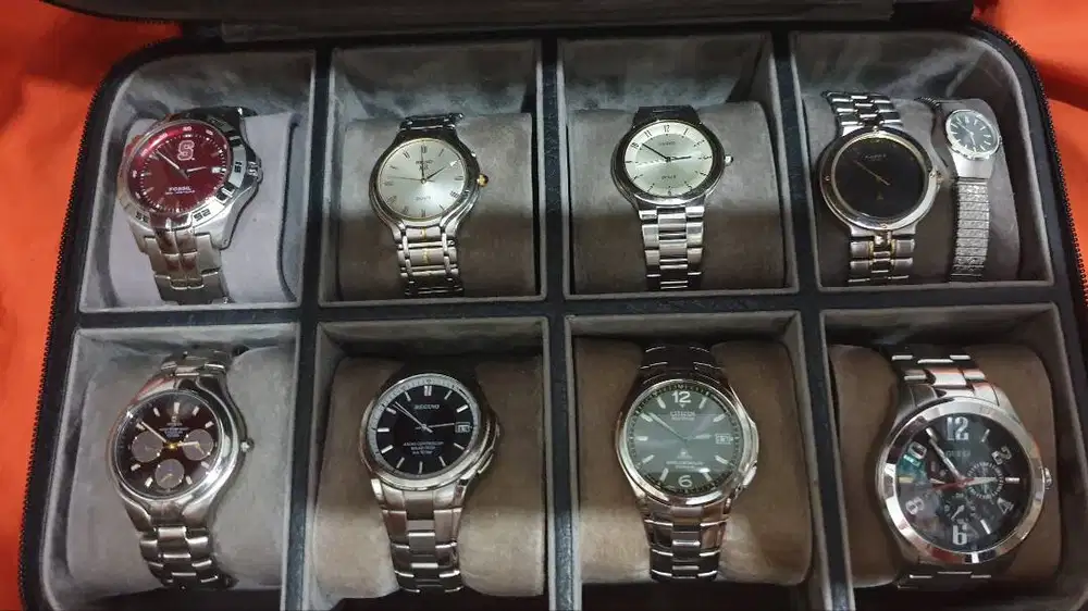 JUAL JAM SEIKO CITIZEN FOSSIL