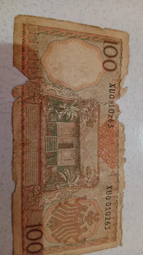 Jual uang kertas kuno Bank Indonesia
