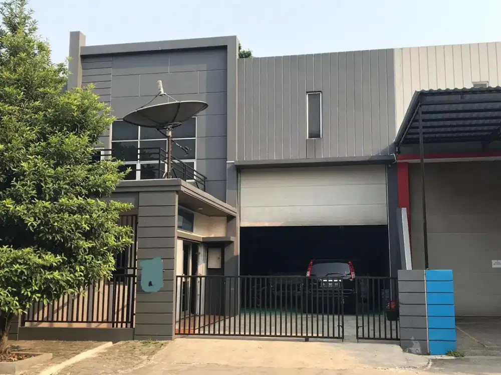 DIJUAL GUDANG 2 LANTAI SIAP PAKAI LOKASI STRATEGIS DI TAMAN TEKNO BSD