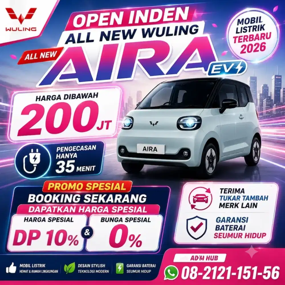 Open Inden All New Wuling AIRA EV 300km