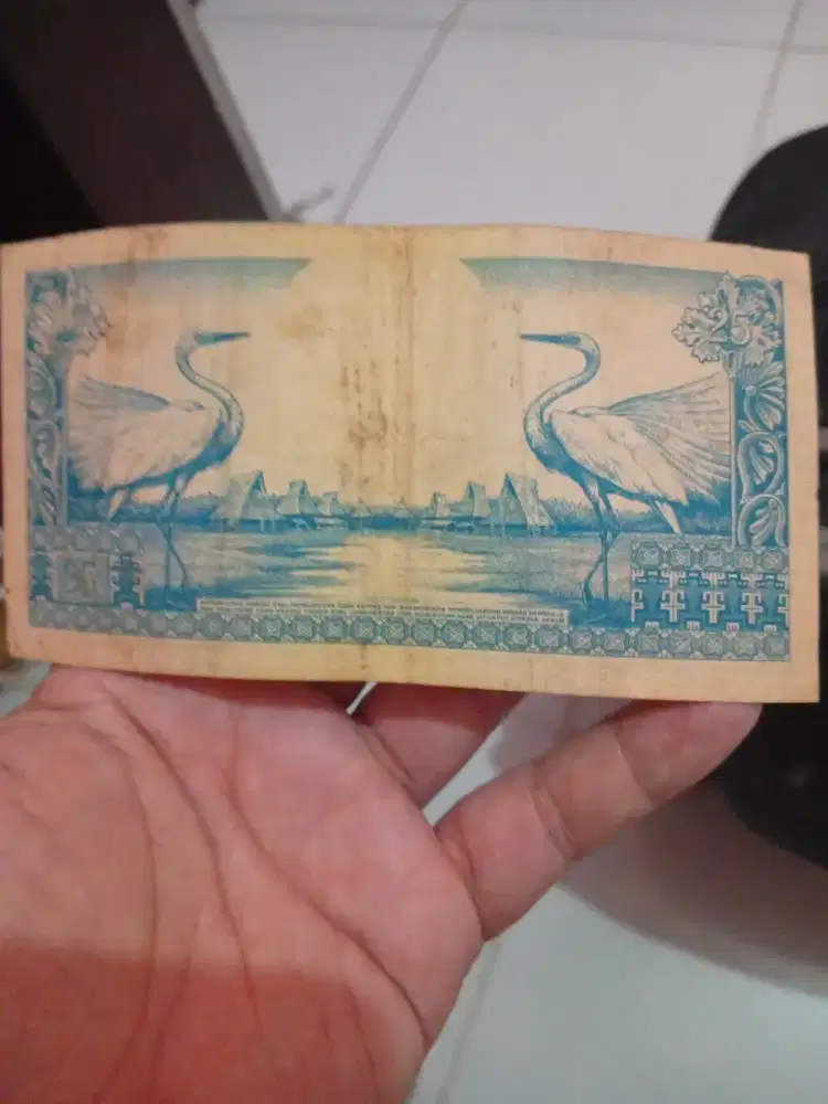 Jual uang kertas kuno bank Indonesia asli