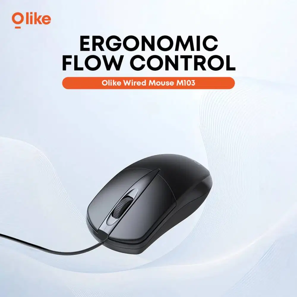 Olike Wired Mouse M103 Ergonomic 1200 DPI