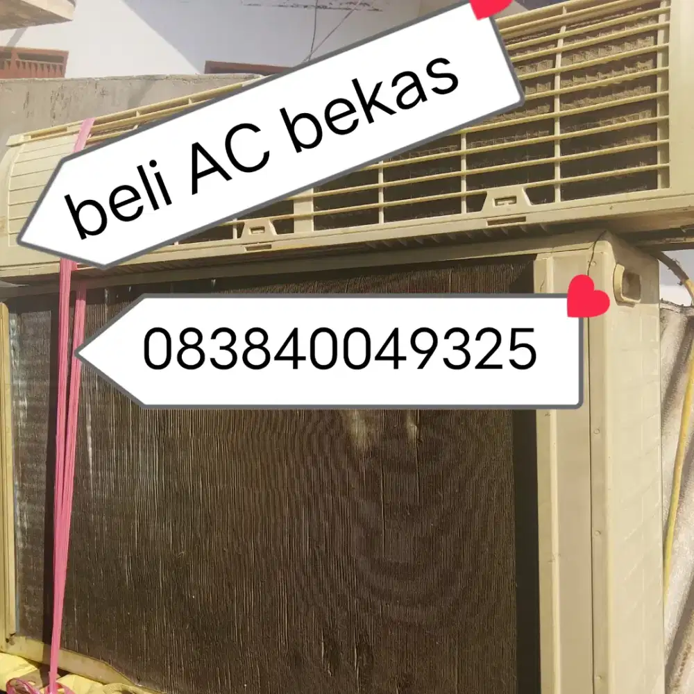 Terima AC bekas atau rusak