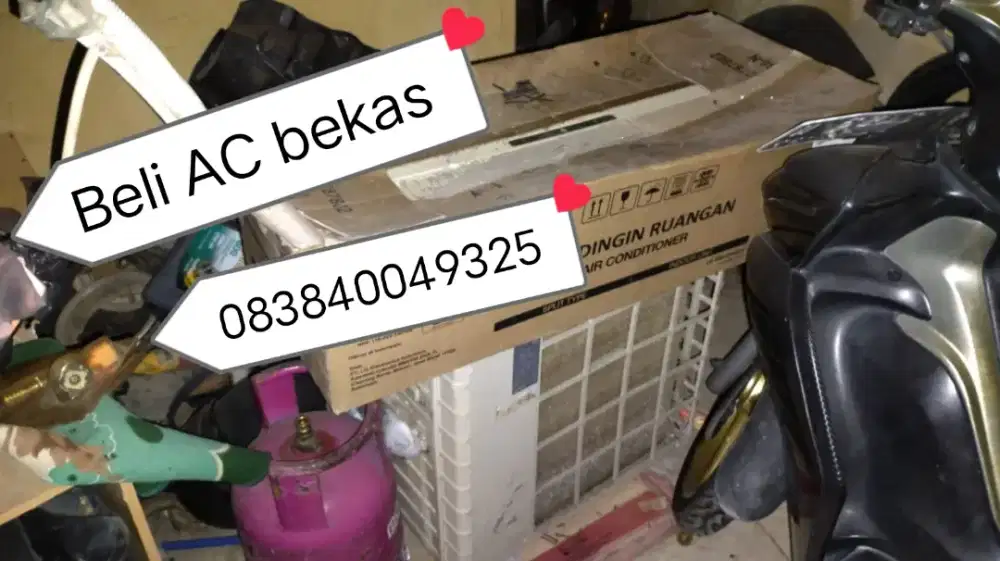 Terima AC bekas atu mati