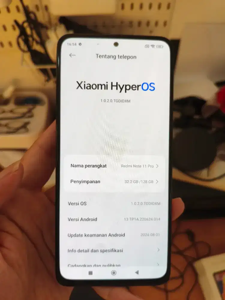 Redmi note 11 pro 8 / 128 bekas murah surabaya