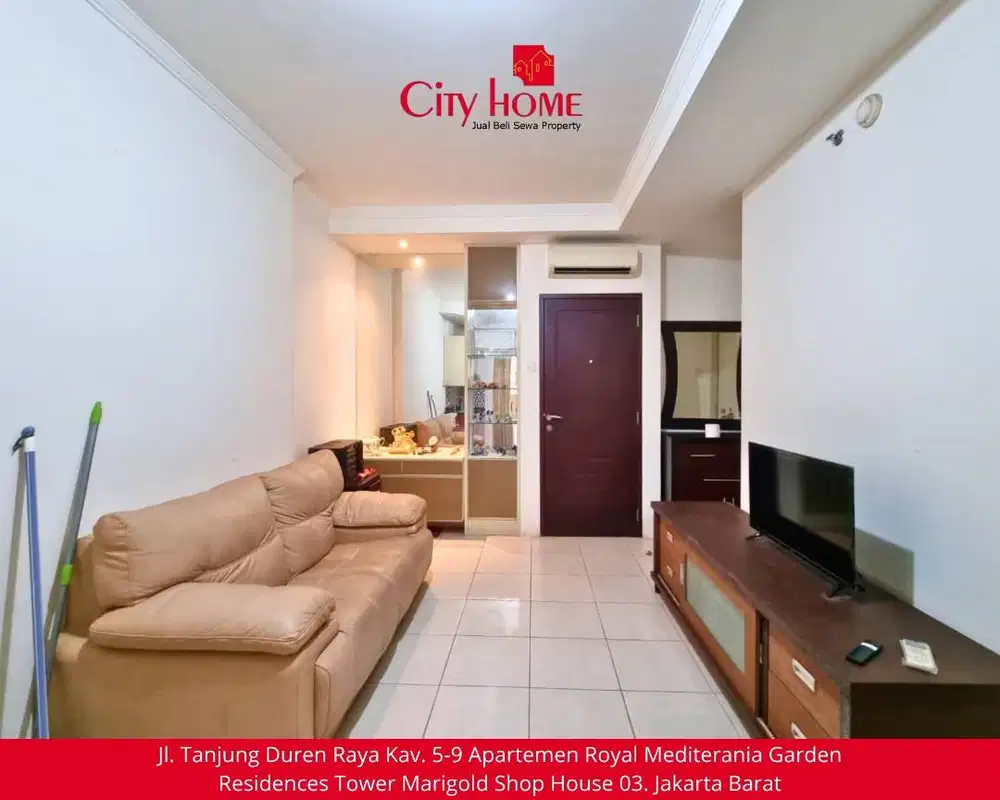 Lantai Rendah, Sewa Murah Apartemen 2BR Siap Huni di Medit 2