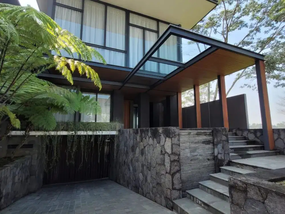 Rumah Mewah Di Kota Baru Parahyangan Bandung View Danau Desain Rumah Bagus Modern Tropical
