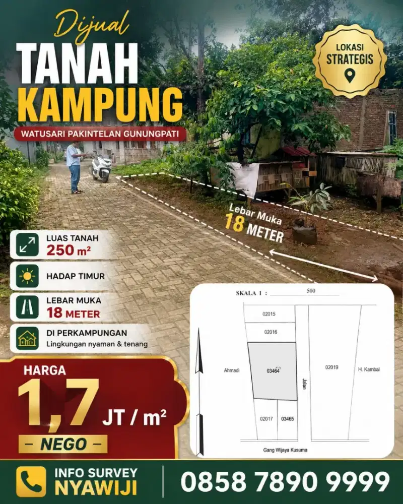 TANAH SIAP BABGUN DALAM KAMPUNG SHM READY