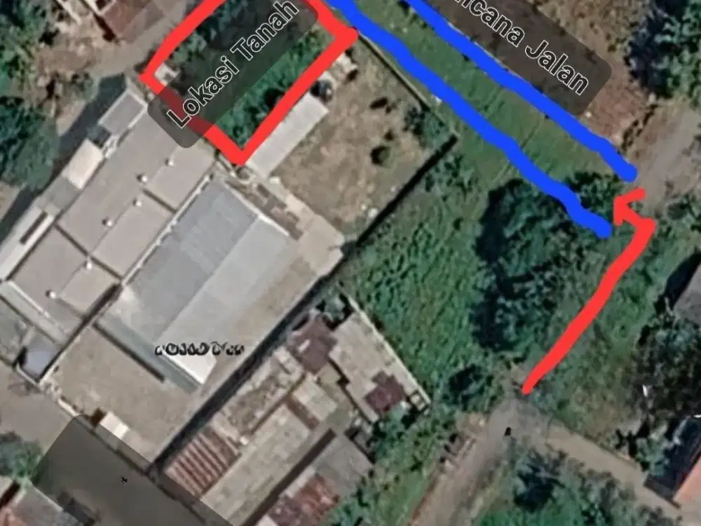 Dijual Tanah Kalisuren Harga BU Luas 500M2 Siap Bangun Lokasi Strategis
