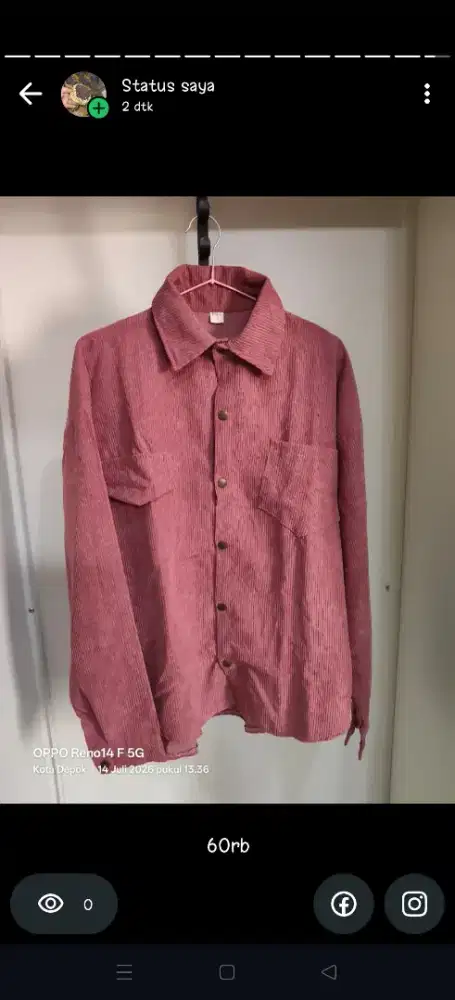 Baju baru gak pernah di pake