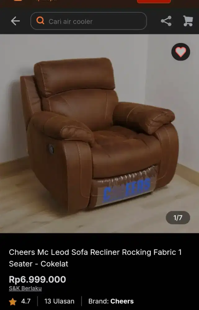 Kursi Sofa Lipat Informa Cheers