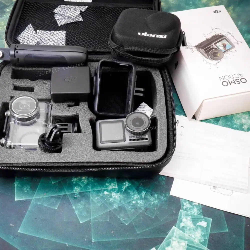 DJI Osmo Action. Fullset Like New. Banyak Bonus