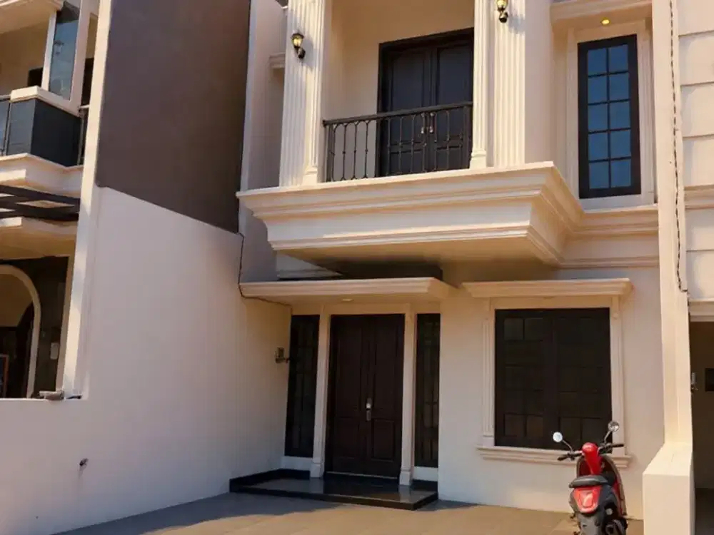 rumah 2 lantai siap huni dalam cluster ( 50 meter jl sirsak )