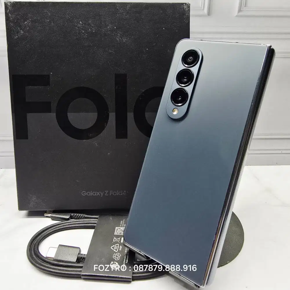 Samsung Galaxy Z Fold 4 12/256GB Graygreen Resmi SEIN Fullset No Minus