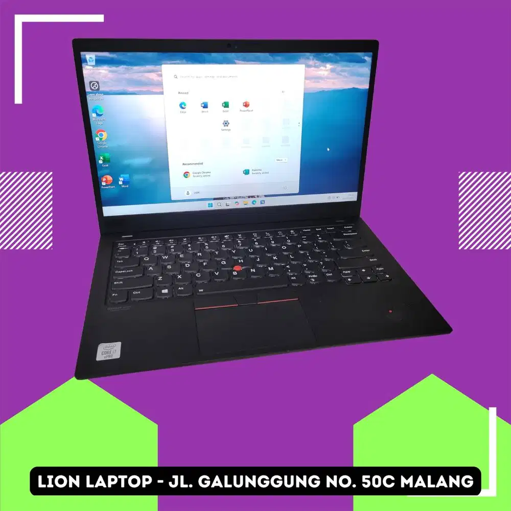 RAM 16GB Core i7 Gen 10 Slim Lenovo Thinkpad X1 Carbon [14|07]