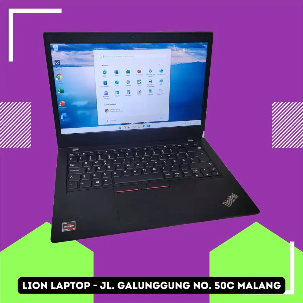 Gaming/Editing AMD Ryzen 5 PRO 8/256 MULUS Lenovo Thinkpad L14 [14|07]