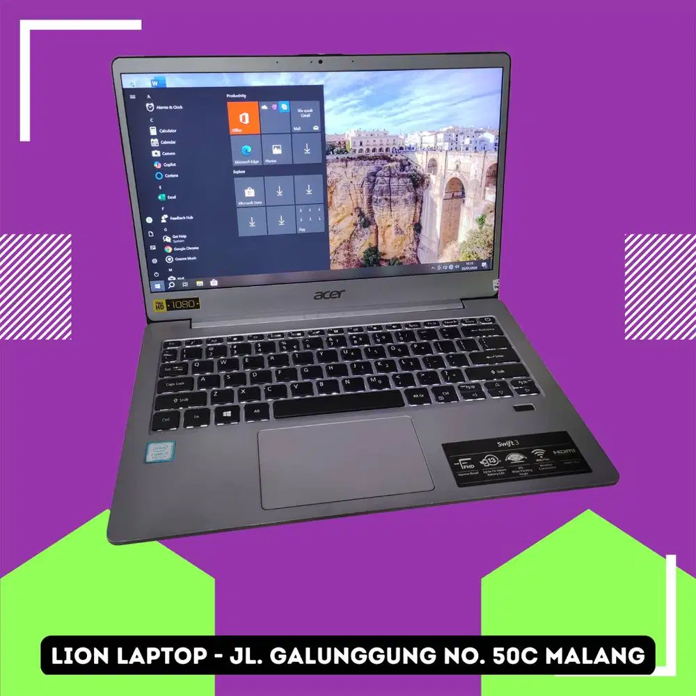 Super Slim Core i5 Gen 8 8/25 Acer Swift 3 SF313-51 [14|07]