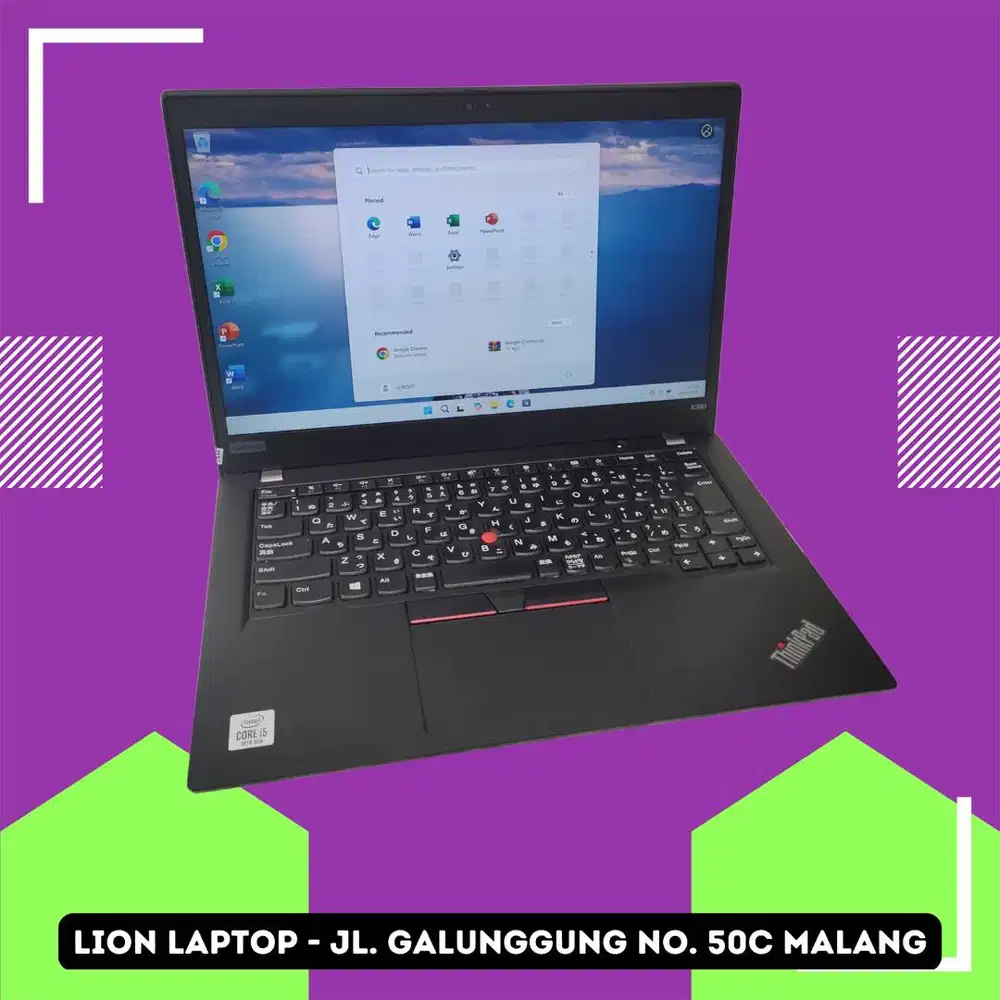 i5 GEN 10 Murah RAM 8GB Lenovo Thinkpad X390 [14|07]