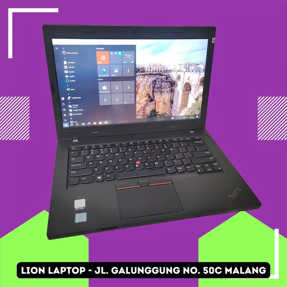RAM 8GB Core i5 SSD Murah Lenovo Thinkpad L470 [14|07]