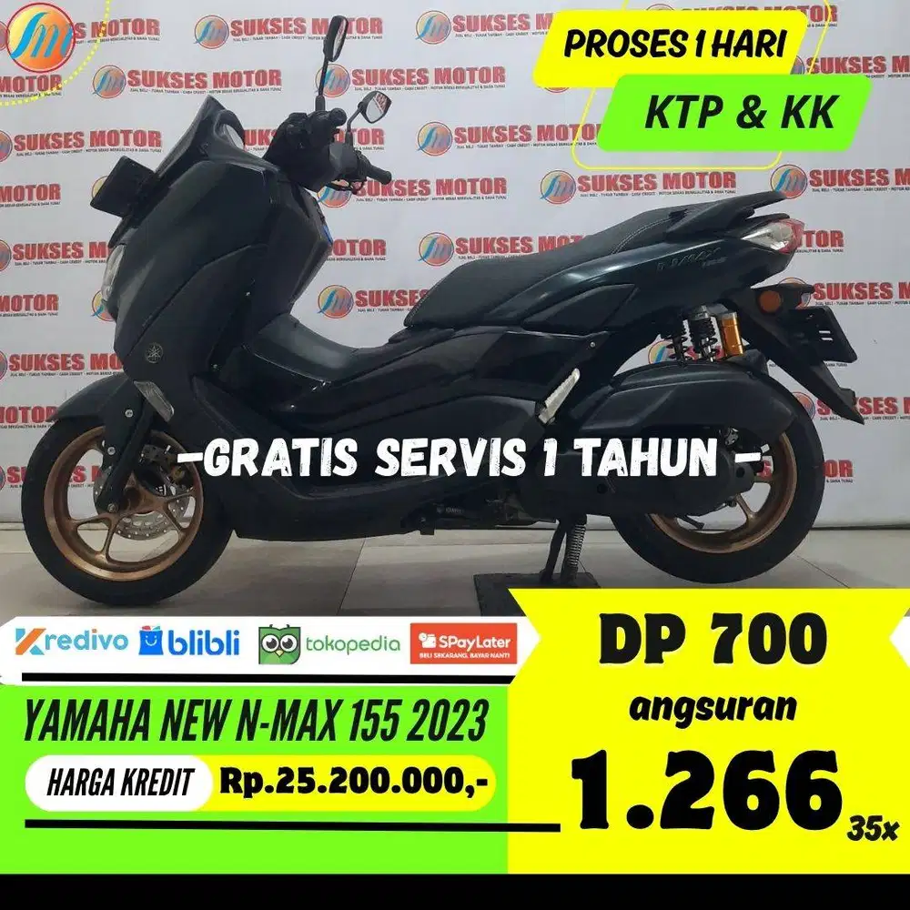 DP 700RIBU YAMAHA NEW NMAX 155 2023 ANGSURAN TERJANGKAU BERGARANSI