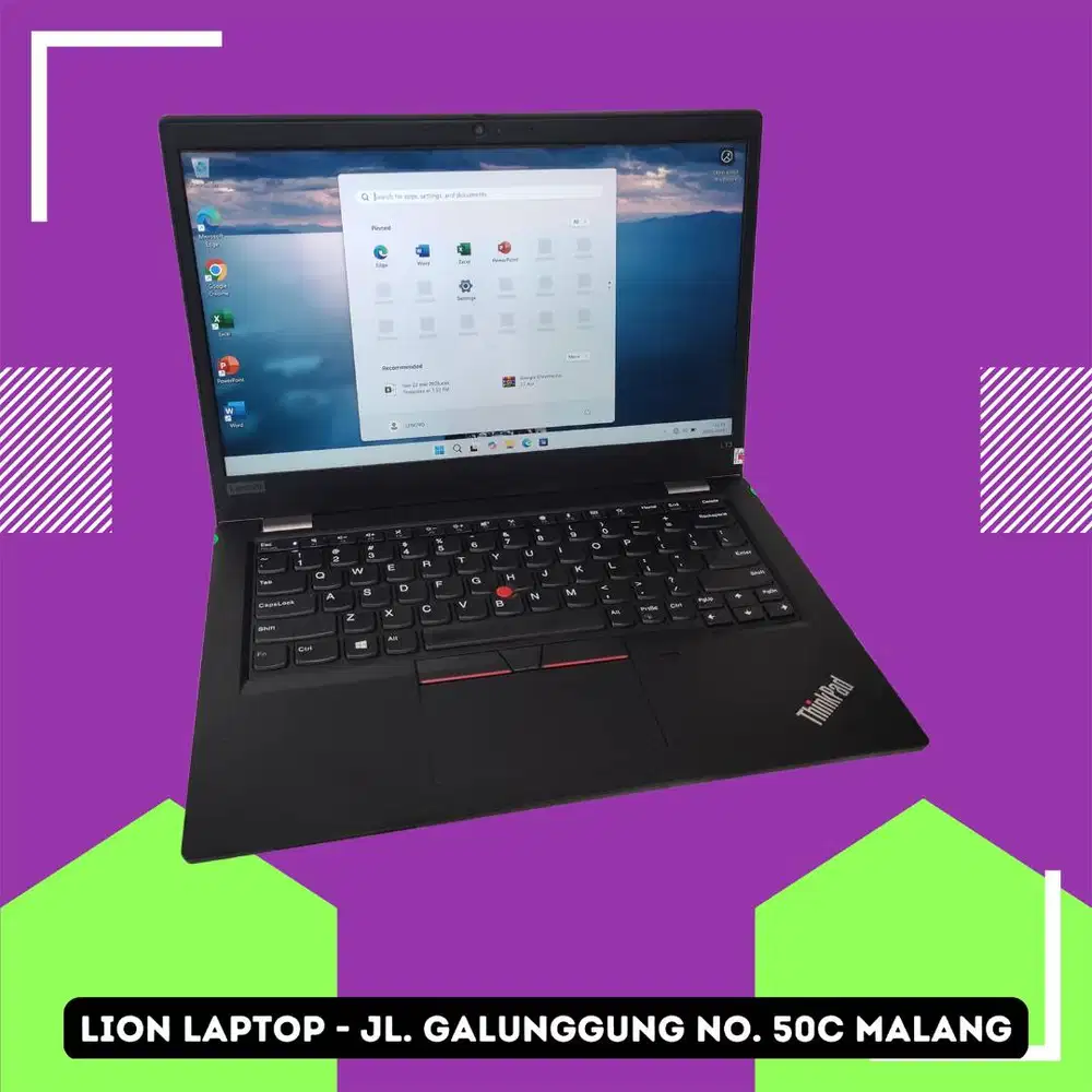 i5 Gen 10 Slim RAM 8GB SSD 256GB Lenovo Thinkpad L13 [14|07]