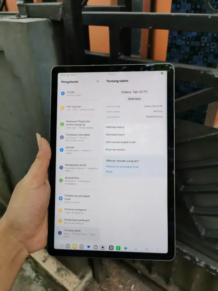 Samsung tab S9 fe 5G 6/128 gb wifi