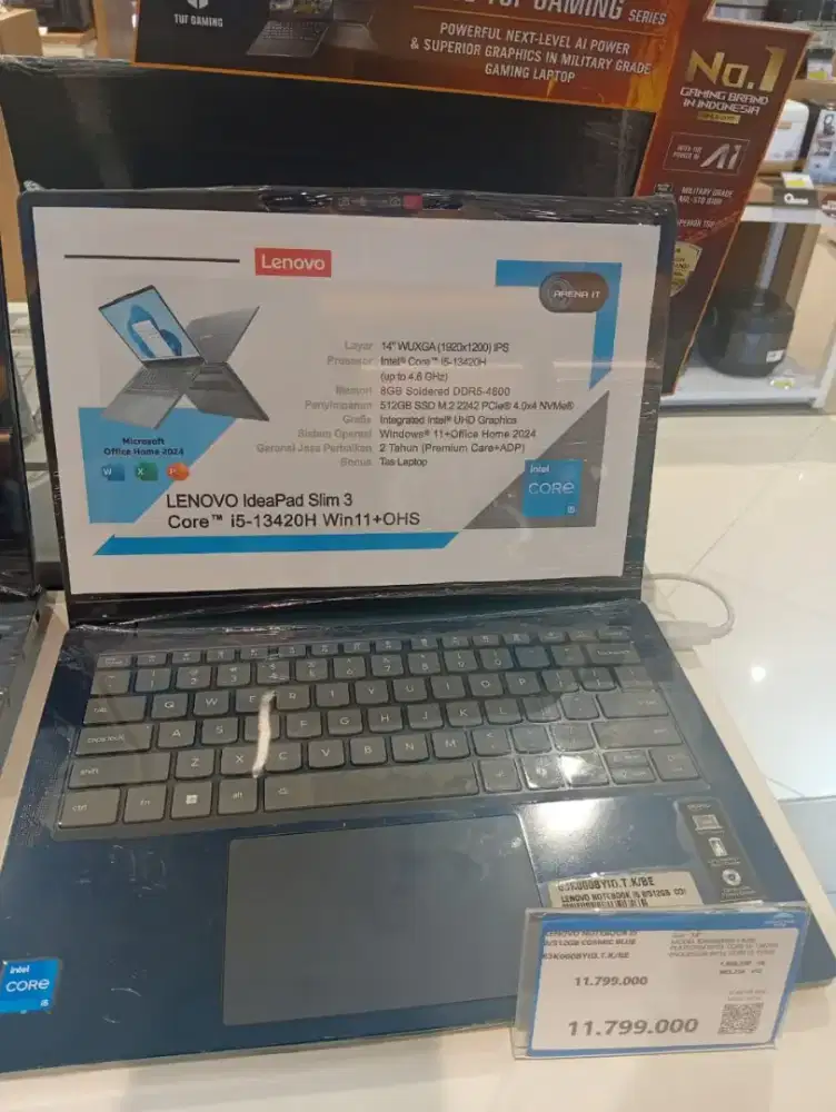 LENOVO NOTEBOOK 15 8/512 GB COSMIC BLUE