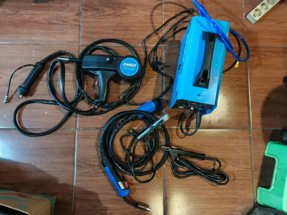 Mesin Las Ramco Easymig 135 plus spool gun untuk pengelasan aluminium