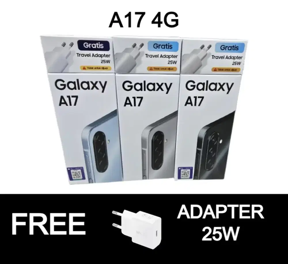 Kredit HP apa aja,syarat KTP,proses 30 menit,Samsung A17 4G Ram 8/128