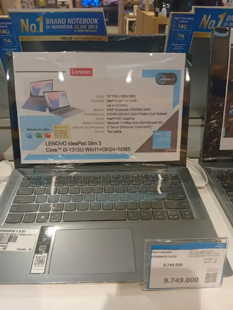LENOVO NOTEBOOK 8/512GB
