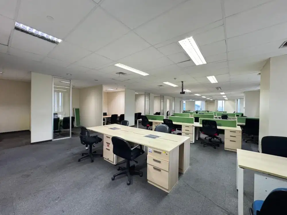 Sewa Kantor Siap Pakai 733 m2 di MNC Tower Kebon Sirih Jakpus